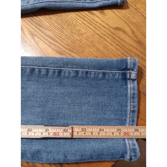 PAIGE Womens Jeans 26 BLUE HIDDEN HILLS STRAIGHT ANKLE Preowned Work Casual Used - Picture 2 of 11